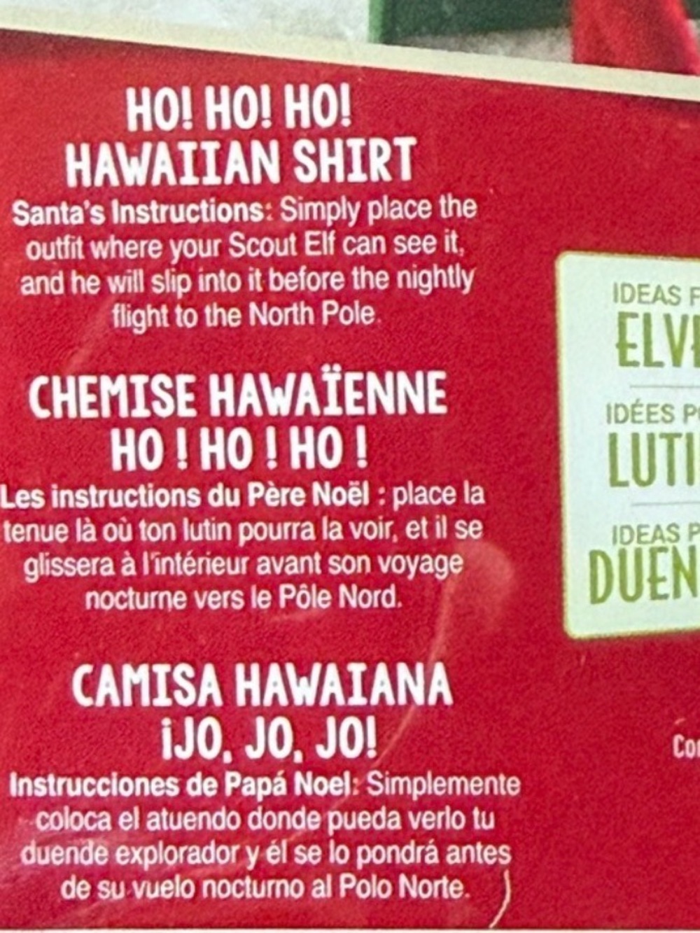 NIB Elf on the Shelf Claus Couture Hawaiian Aloha Shirt, Lei & Sunglasses - Picture 2 of 3